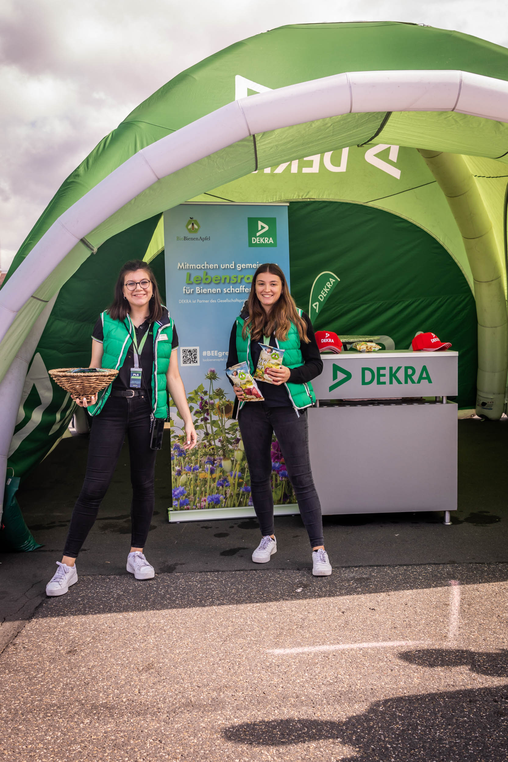 Verteilung der BioBienenApfel-Samen bei der DTM