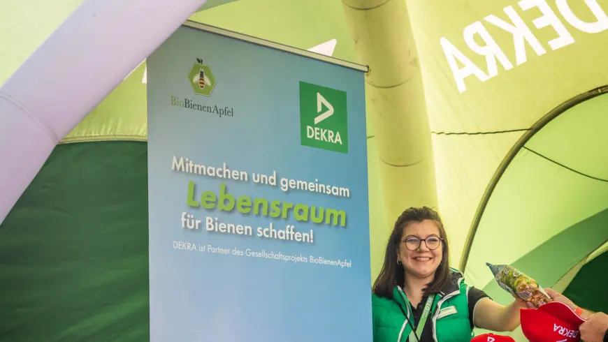 Verteilung der BioBienenApfel-Samen bei der DTM