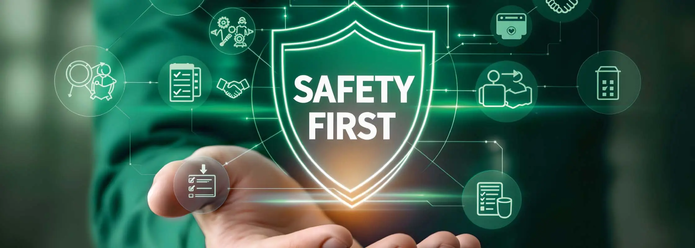 Symbolische Darstellung Safety First Symbolische Darstellung Safety First