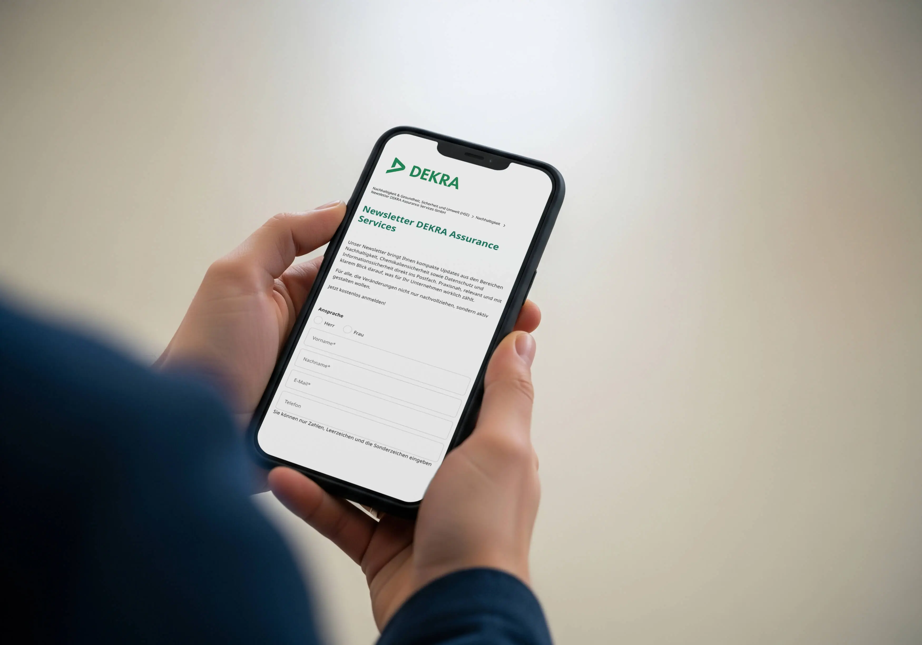 DASS Newsletter Anmeldung