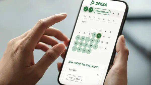 DEKRA Online-Termin vereinbaren