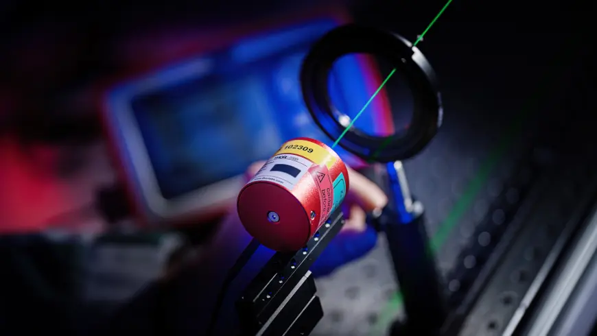 Laserstrahl im Labor