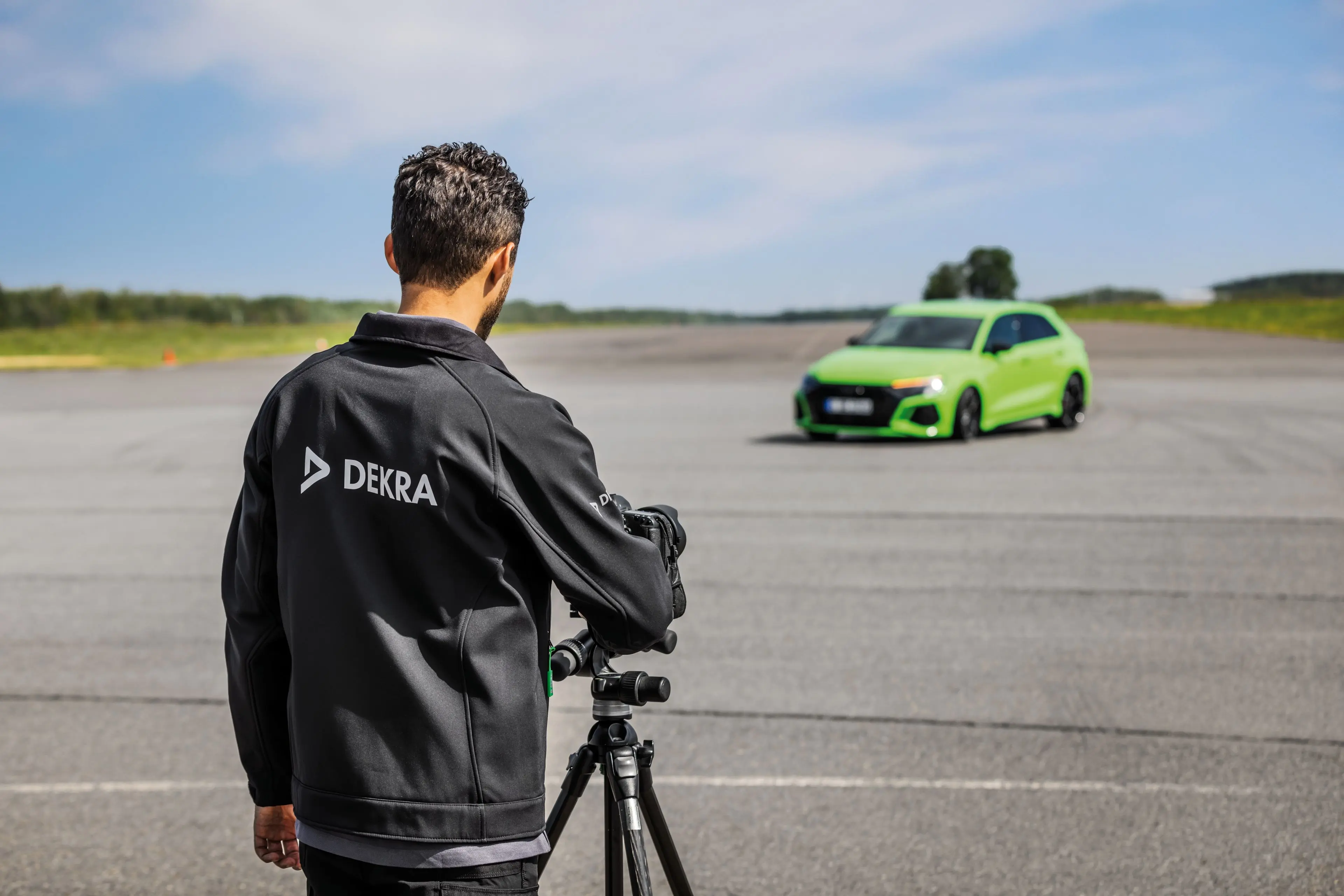 Teststrecke in Klettwitz, Deutschland Teststrecke in Klettwitz, Deutschland