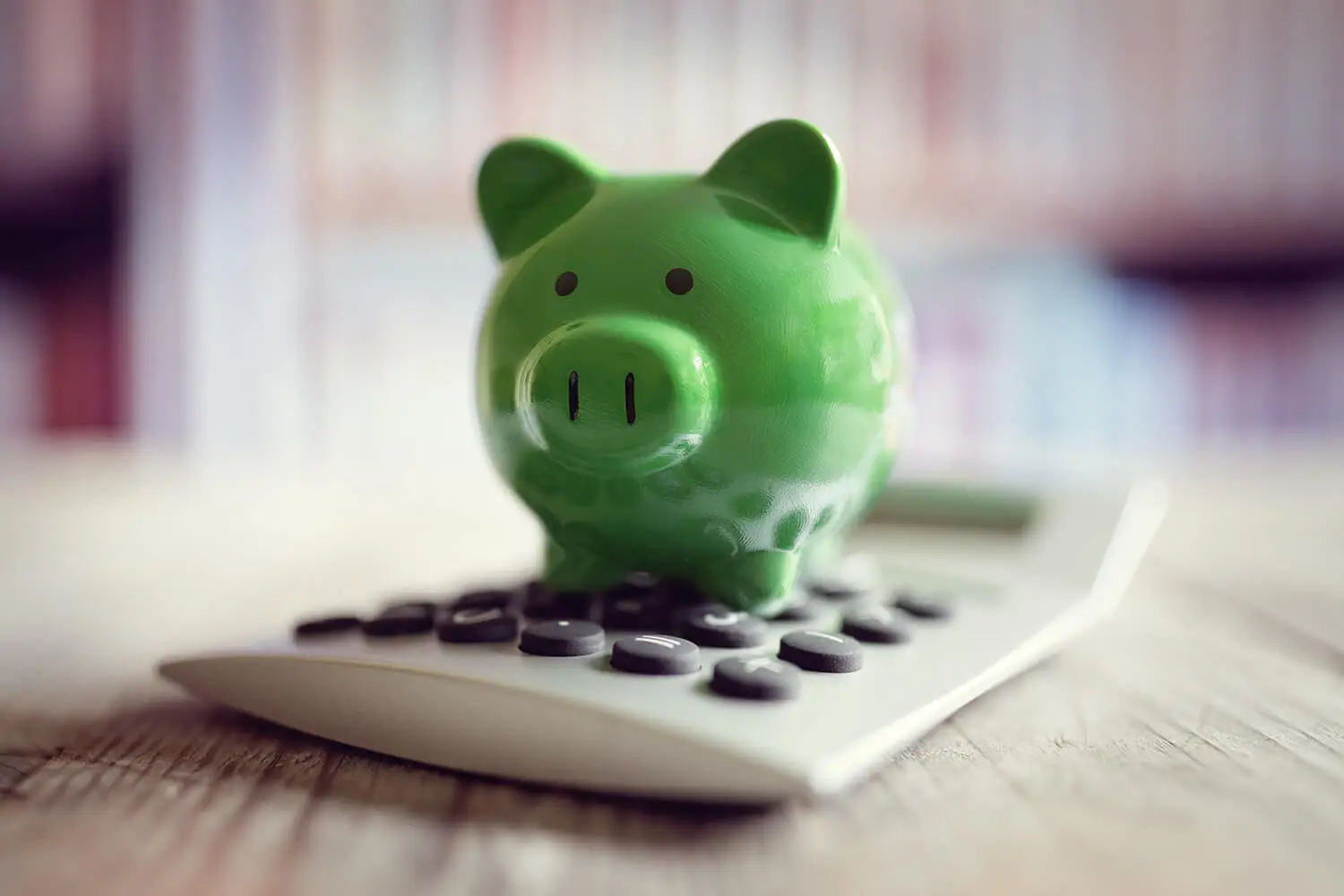 Sparschein auf Taschenrechner Sparschein auf Taschenrechner