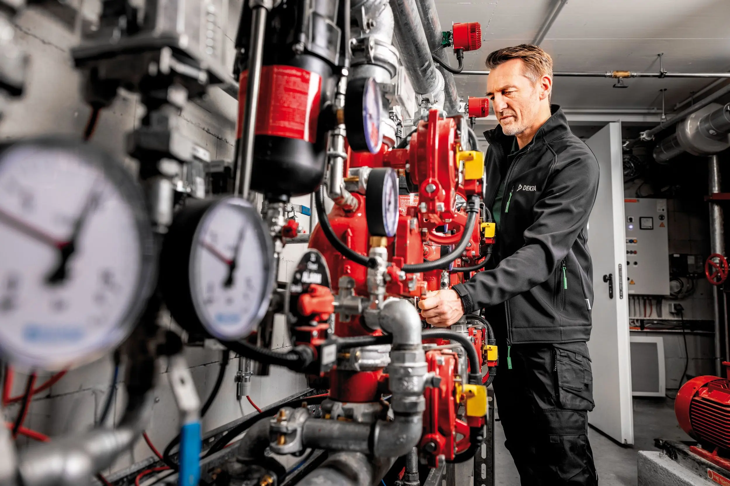 Prüfung von Feuerlöschanlagen