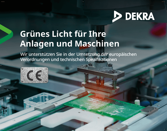 Grünes Licht für Anlagen und Maschinen 