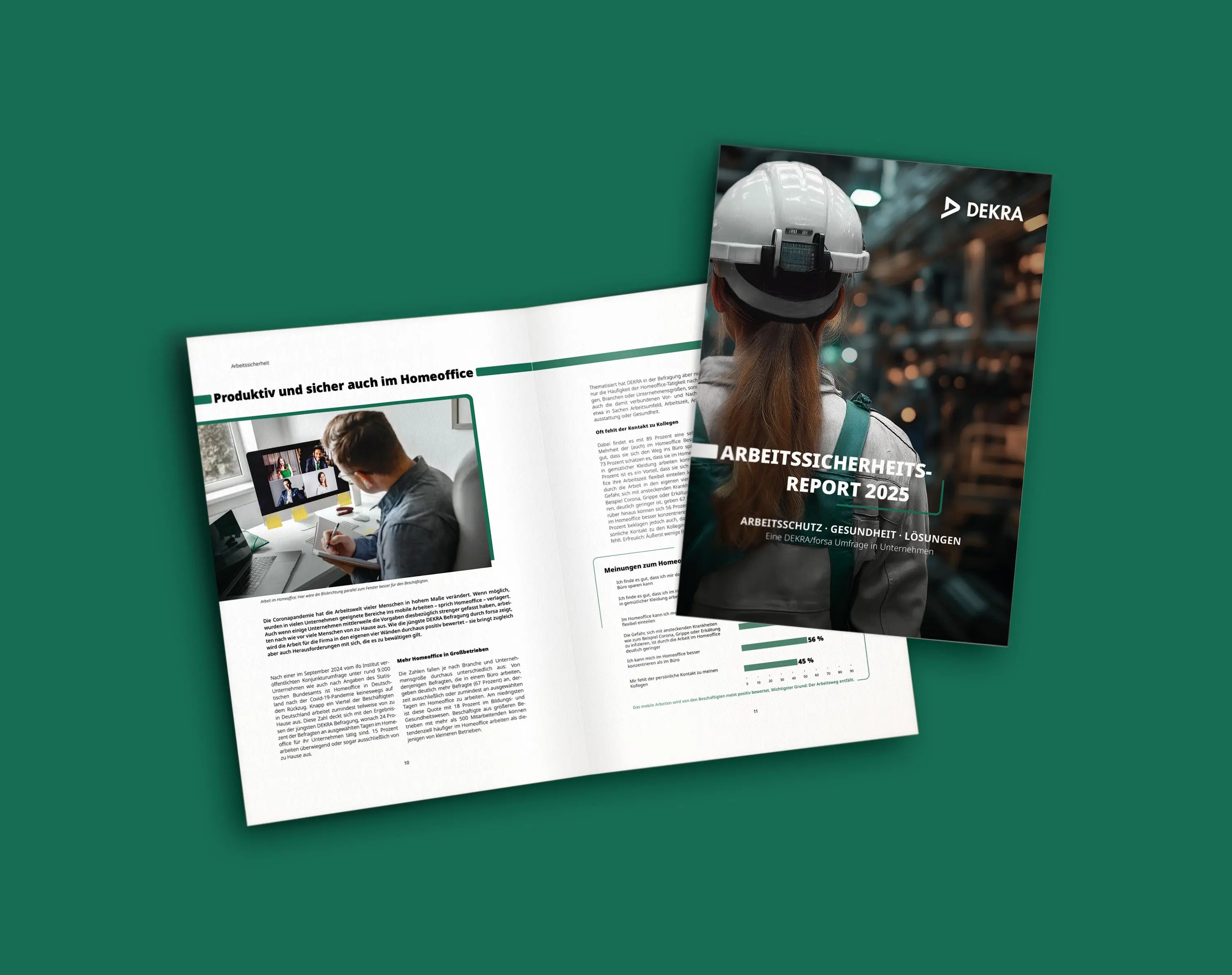 Mockup des Arbeitssicherheitsreports