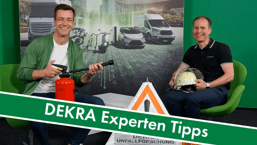 DEKRA Experte und Moderator Wobbe im Gespräch