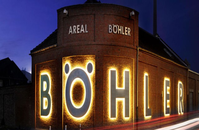 Böhler Areal at night