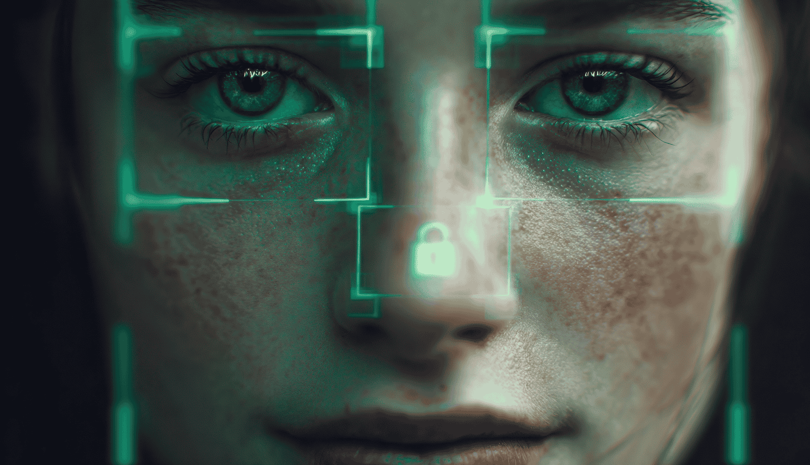 DEKRA Biometric Verification vs Identification Through a Woman Scanning her Face