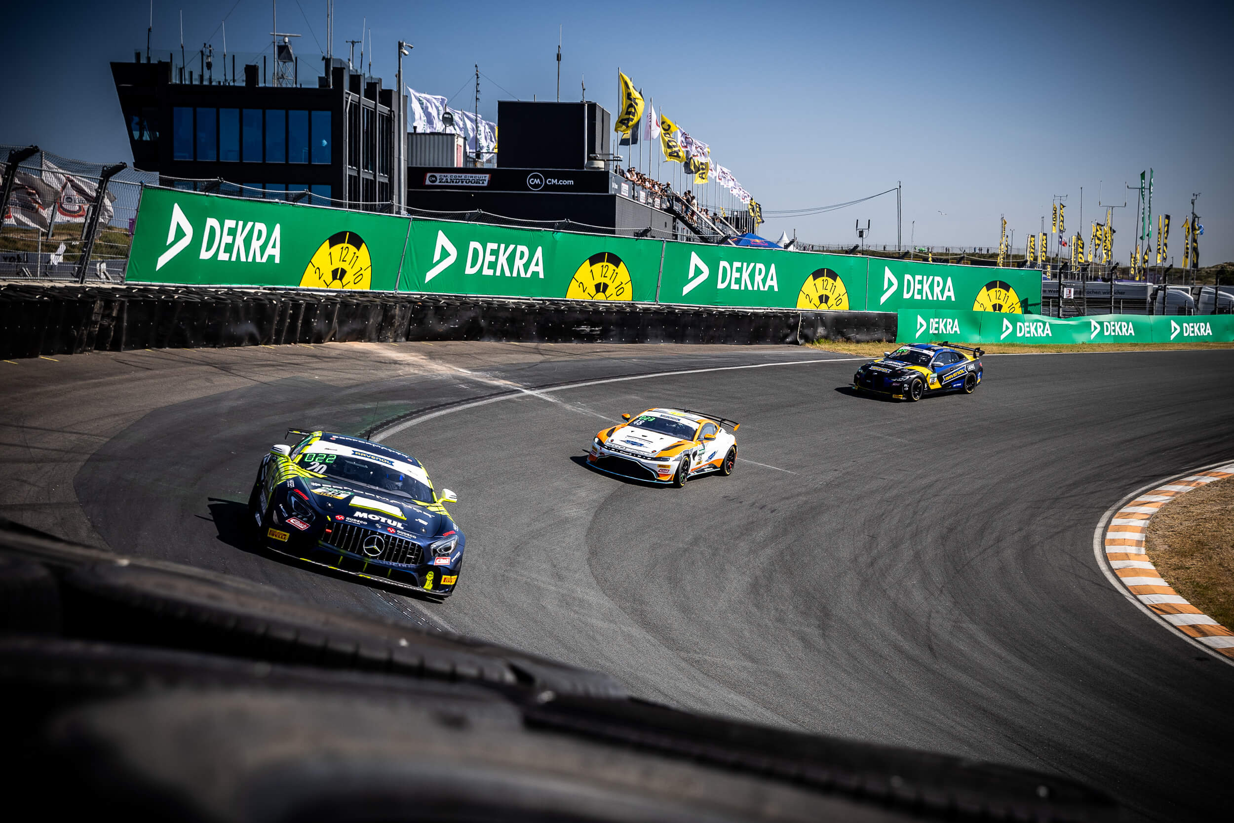 DTM cars on the race track