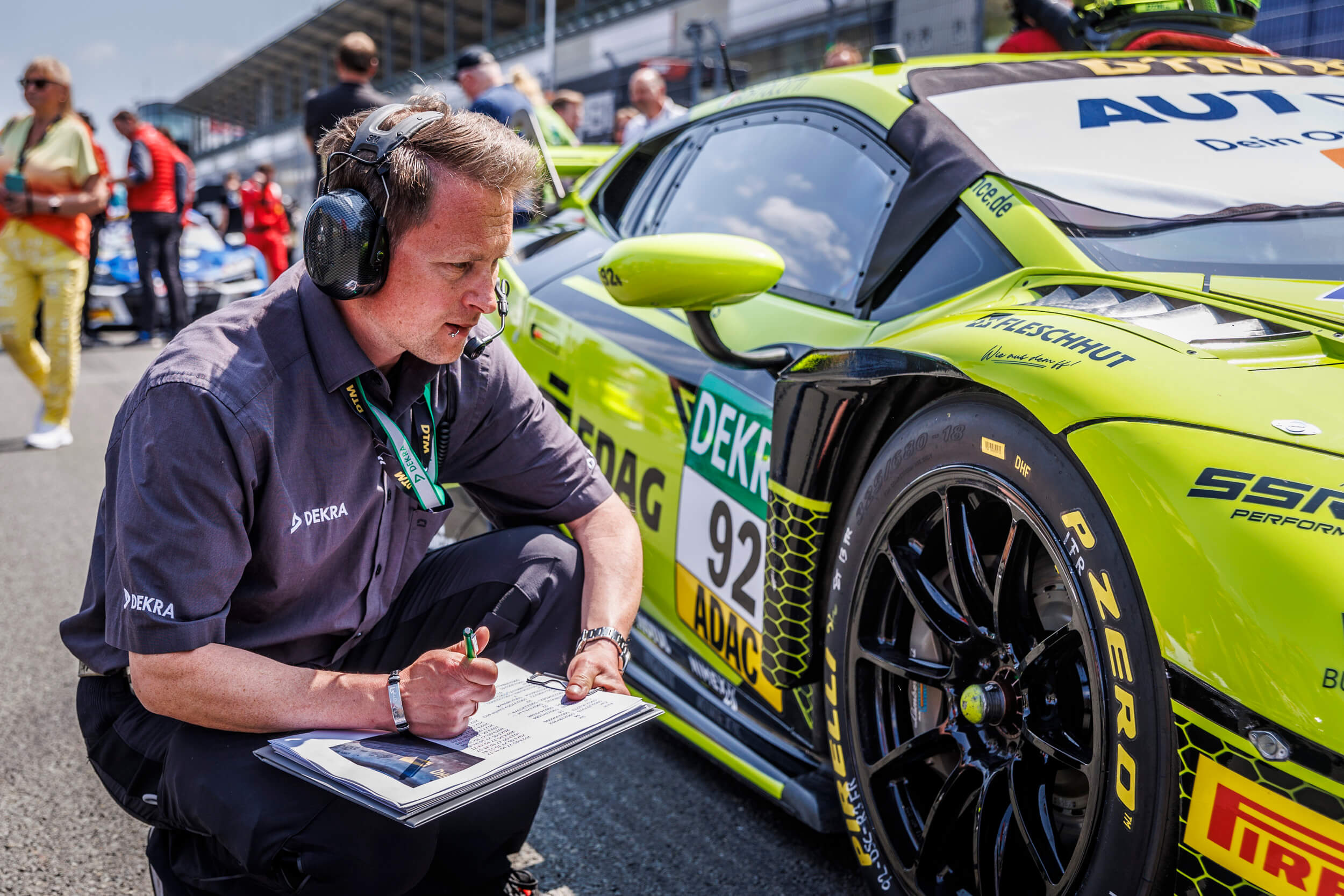 Technical acceptance of DTM car