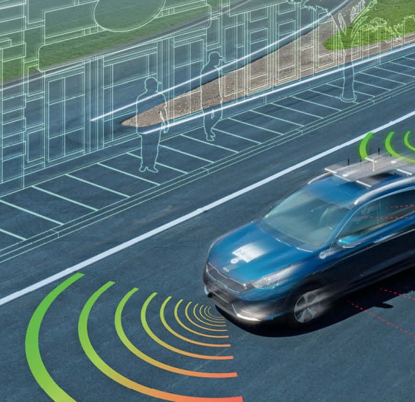 Automated driving cars with sensors