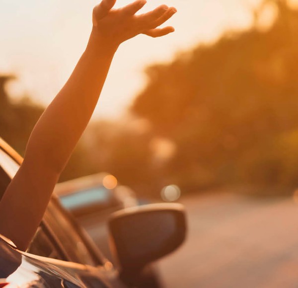 Car in the sun