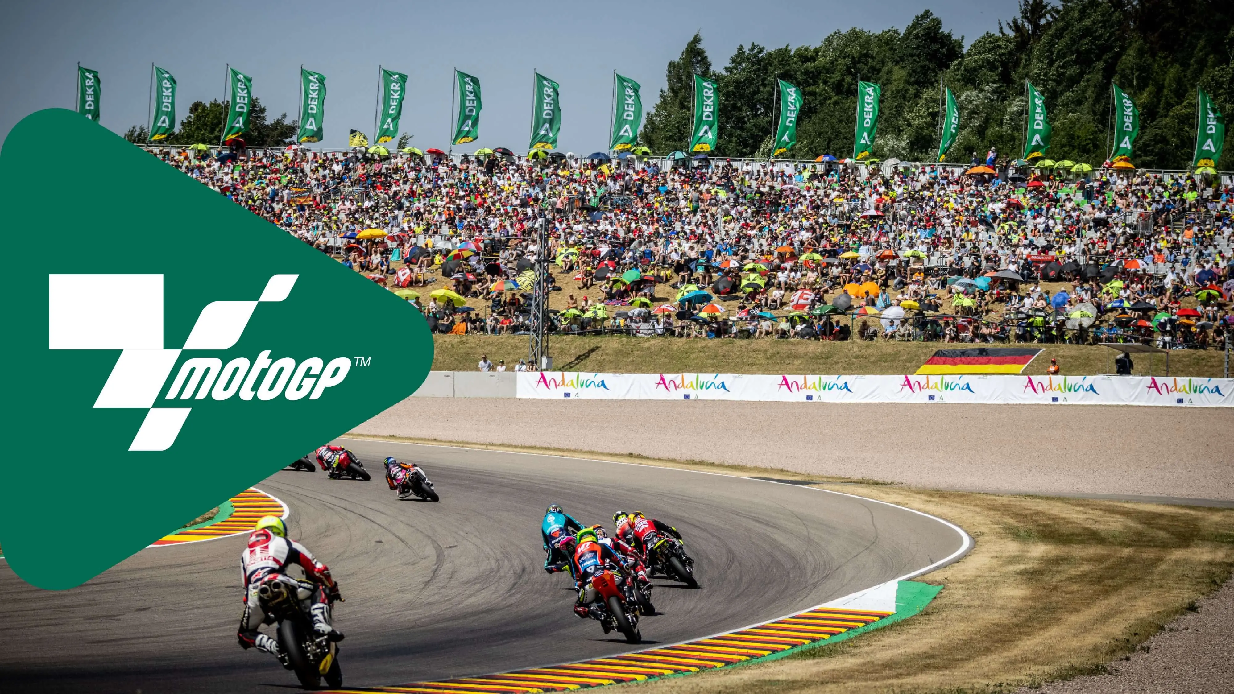 Motorcycles on the racetrack