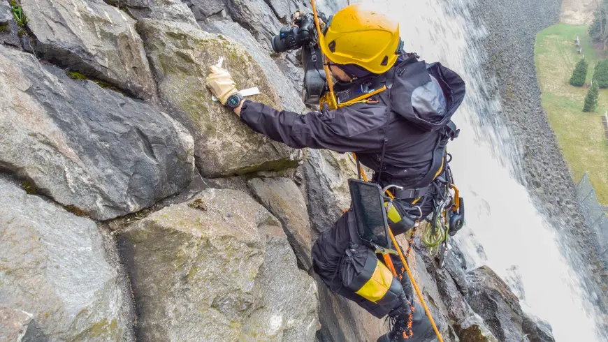 Underwater and in the air – Safety inspection at the dam