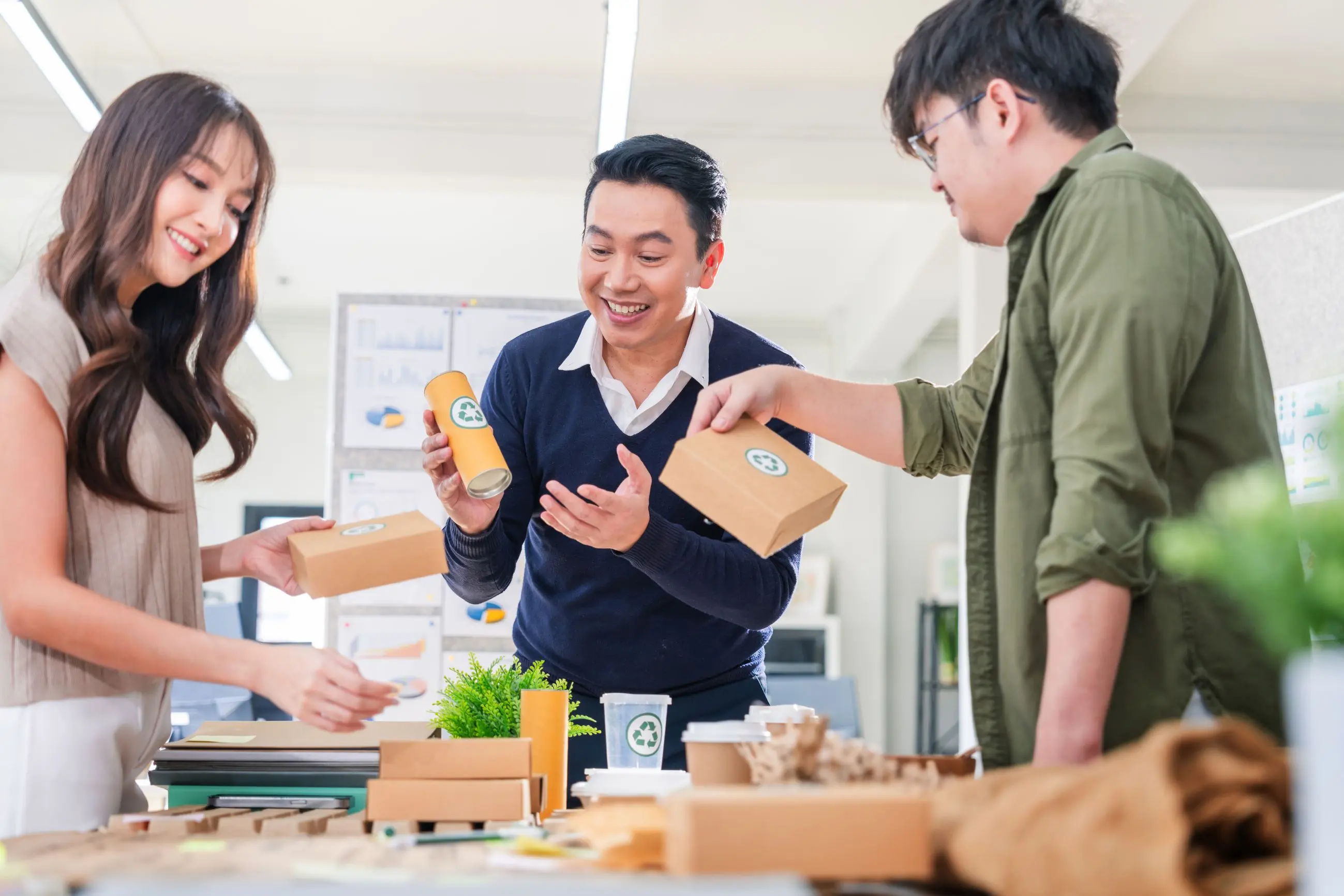 People around a table 
