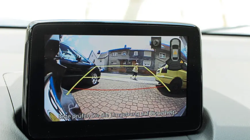 Cámara de visión trasera de un coche