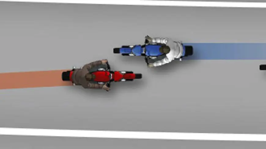 Sketch of the collision position