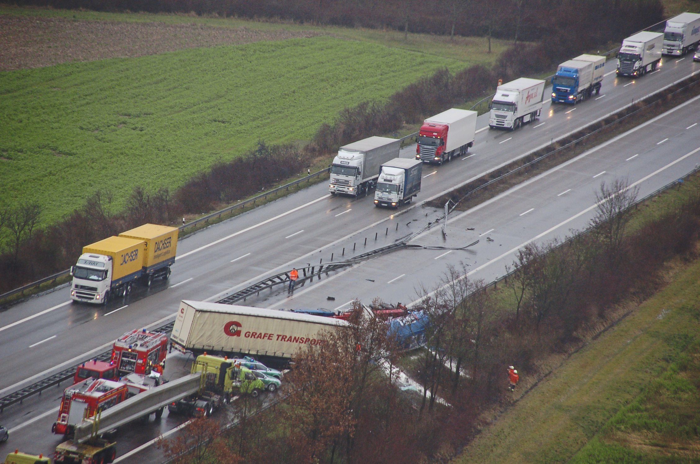Truck crash