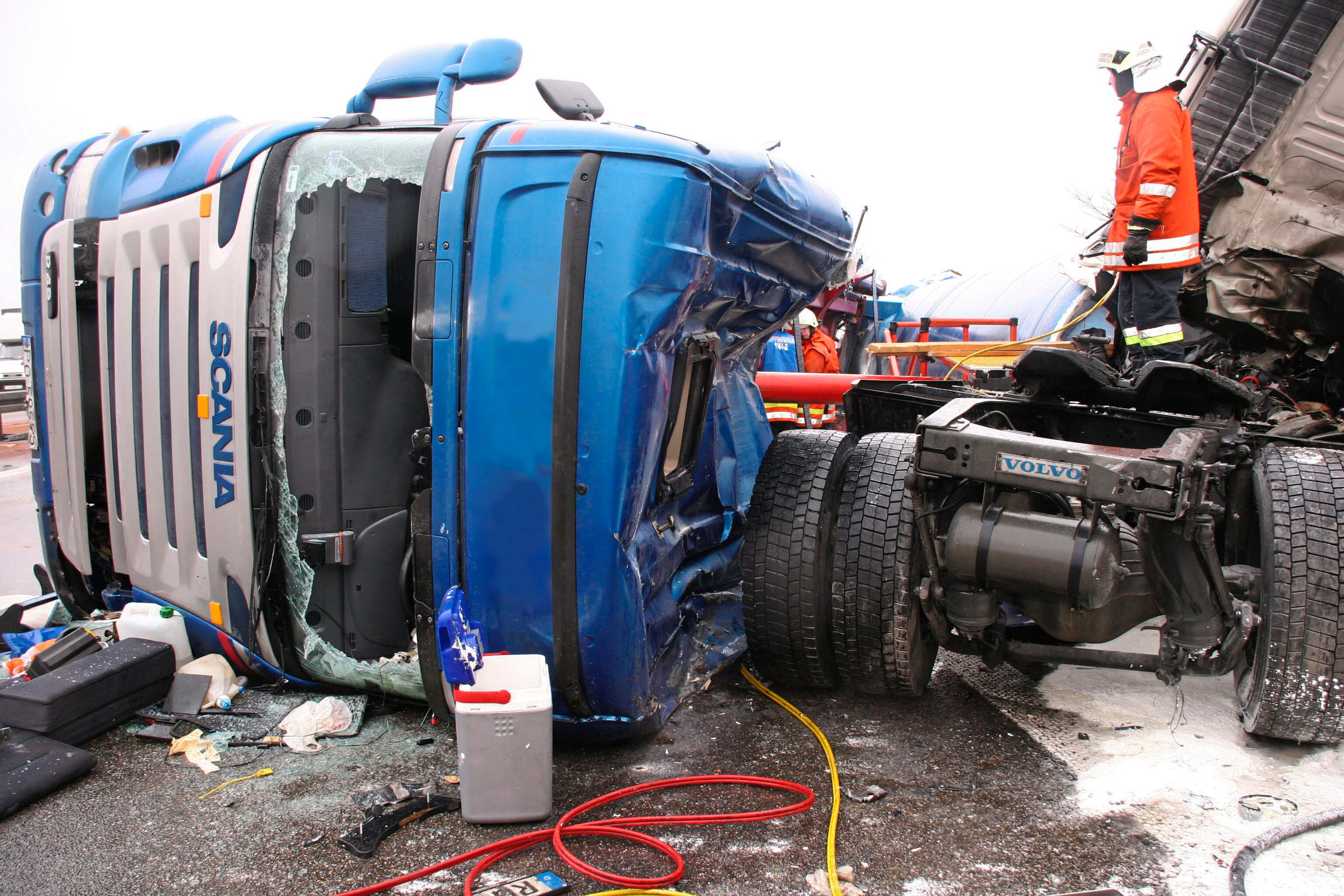 Truck crash