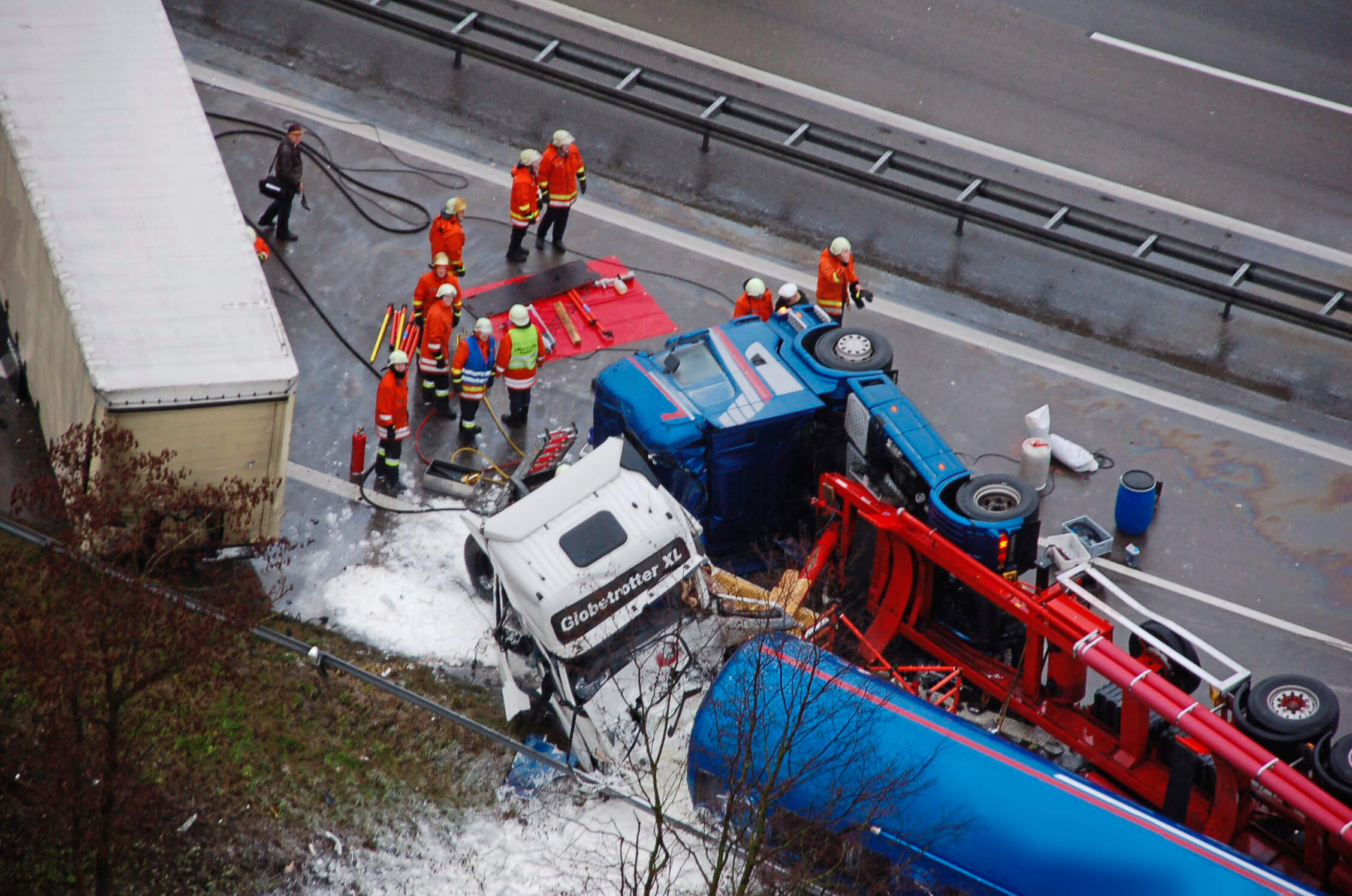 Truck crash