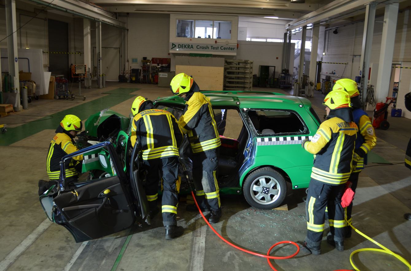 Crashes zur Optimierung Unfallwagen