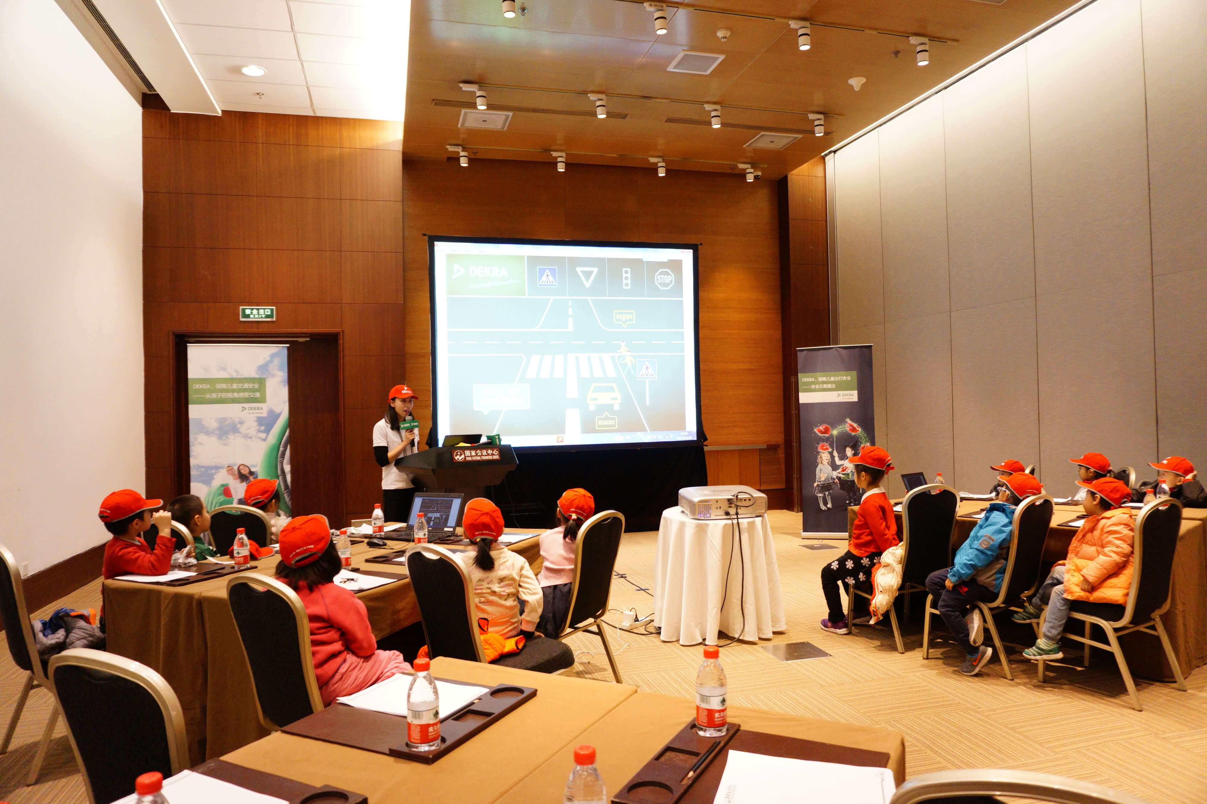 DEKRA also ran a road safety course for children at the expo.