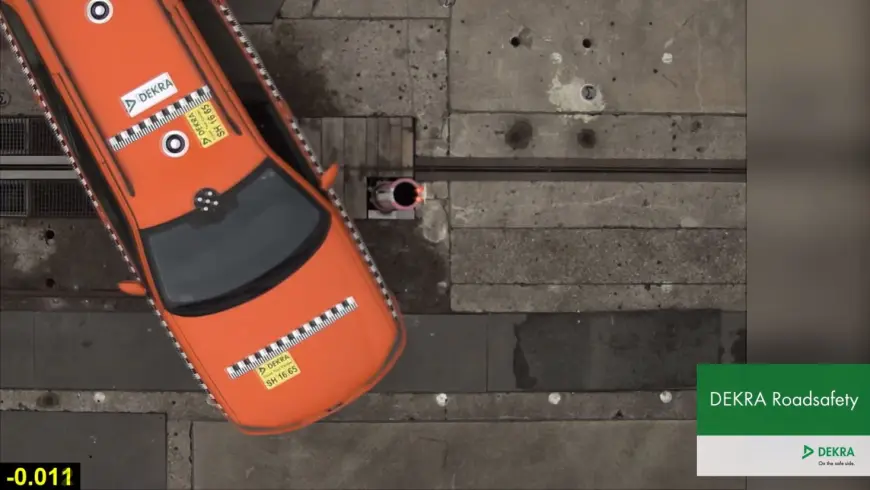 DEKRA Crashtest Baumanprall Peugeot