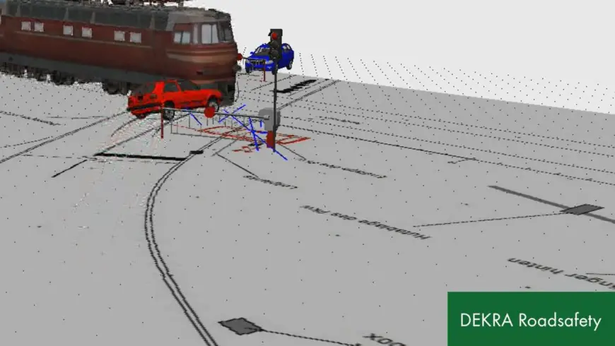 Exemples d'accident - Croquis du lieu de la collision