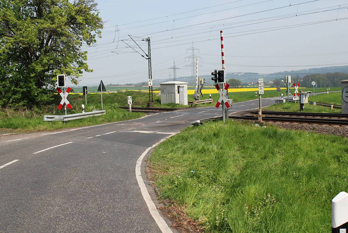 Accident examples - Scene of the accident railroad crossing