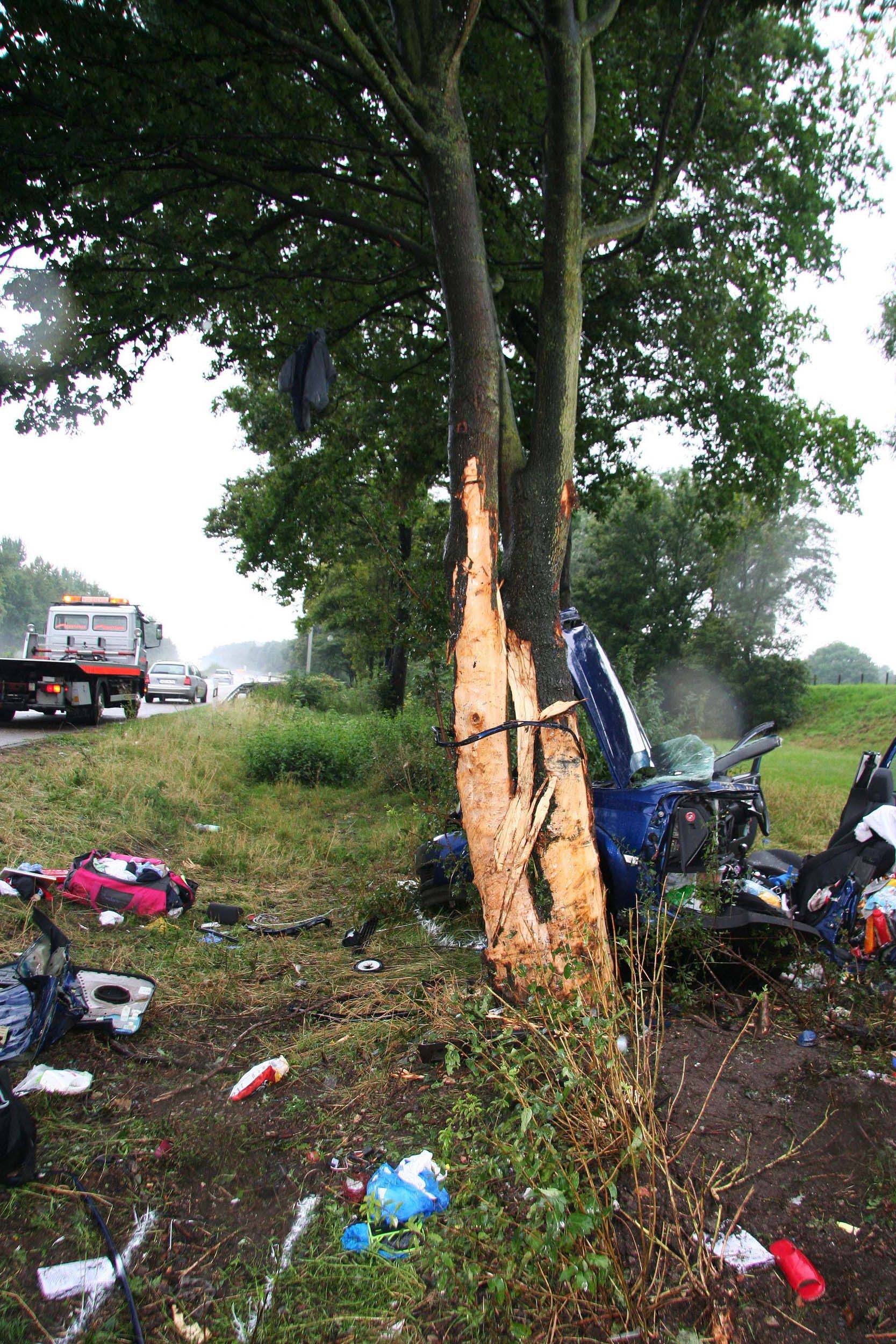 Posizione finale del veicolo incidentato
