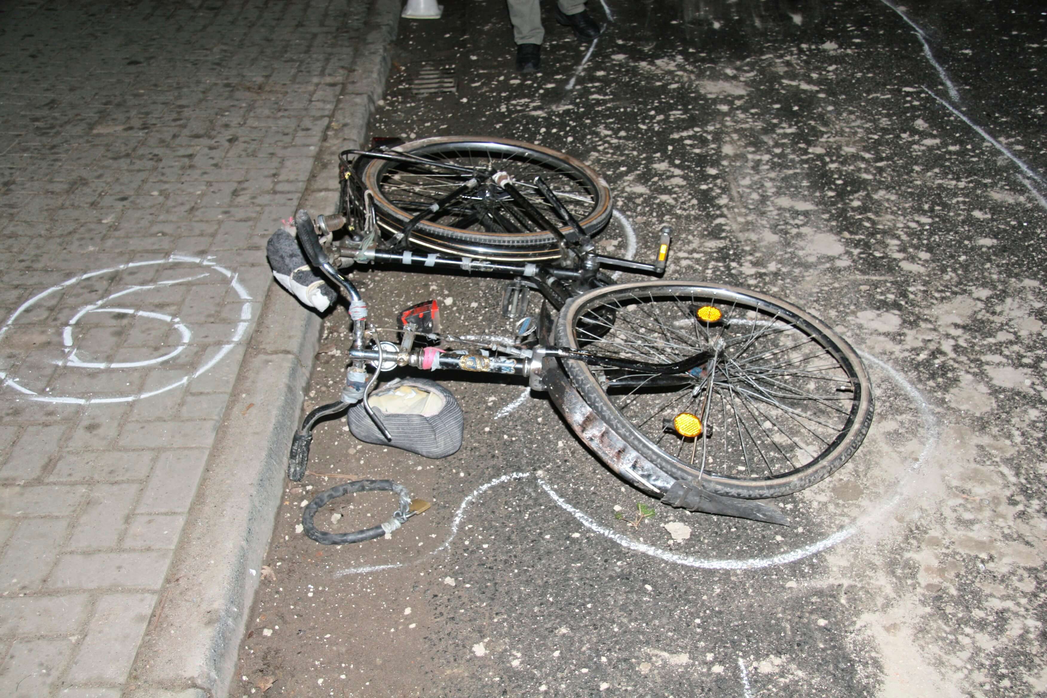 Bicycle on the road