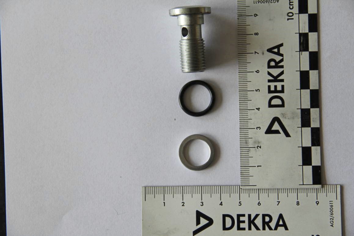 Oil supply line: bolt and original seal set