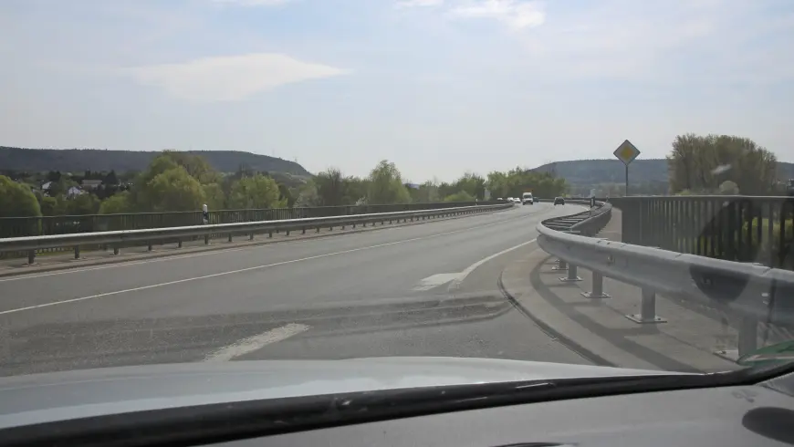 On-ramp onto federal highway