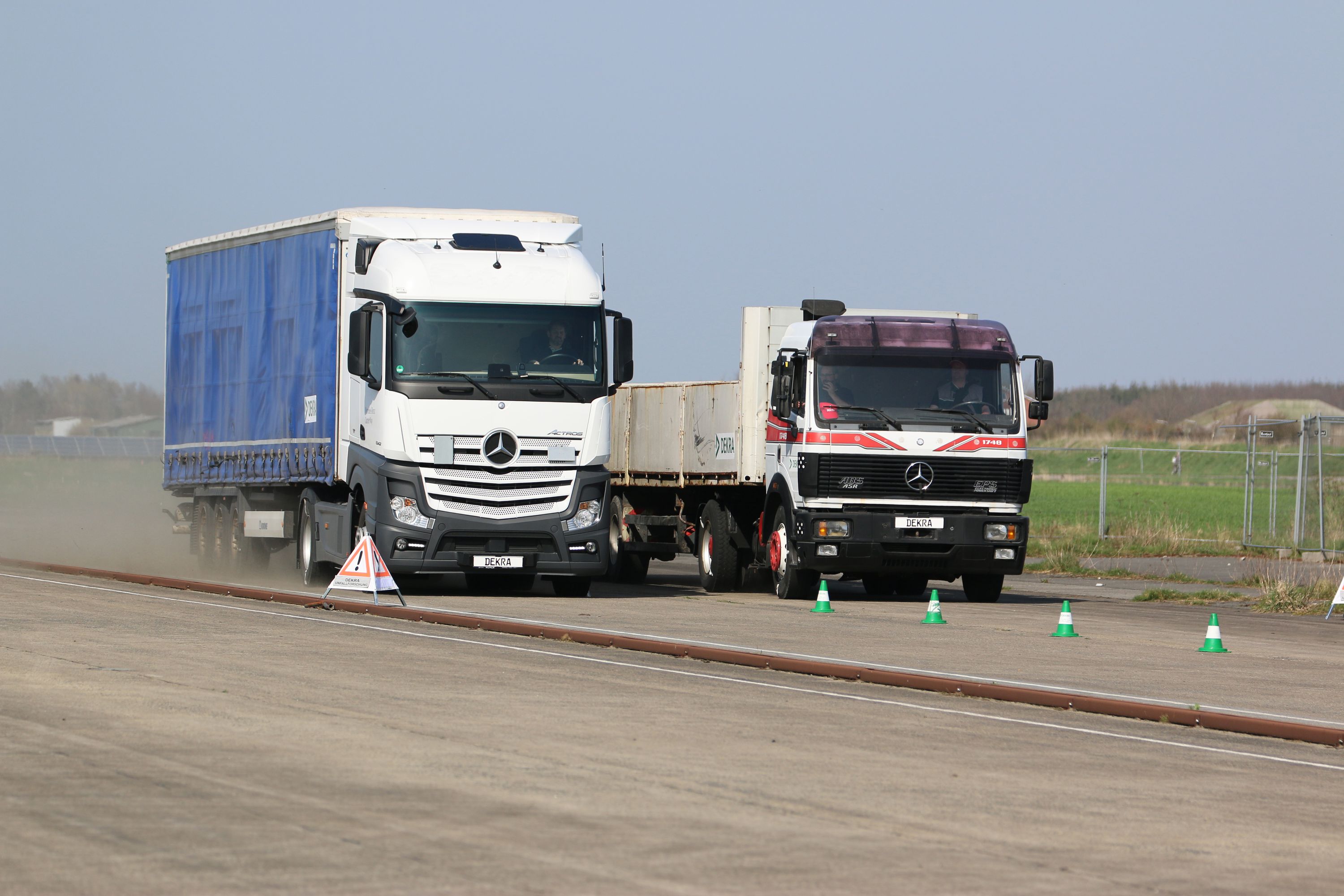 Confronto del camion dei freni 