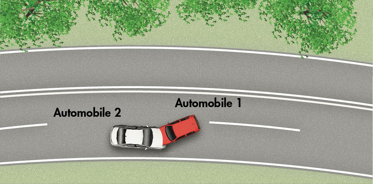 AUTO INVADE LA CORSIA DI MARCIA OPPOSTA