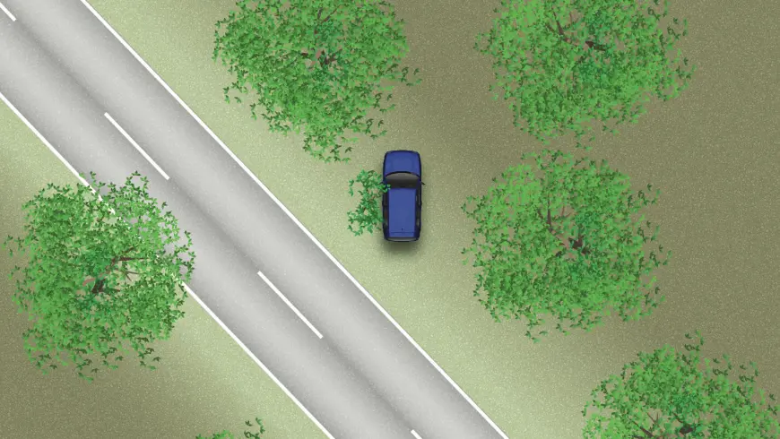 Croquis de la collision