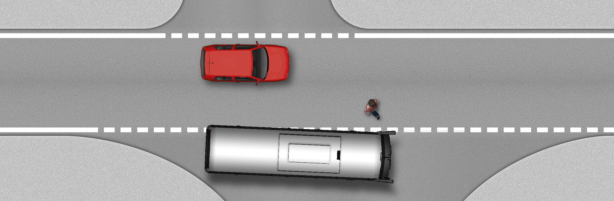 Sketches of the collision position