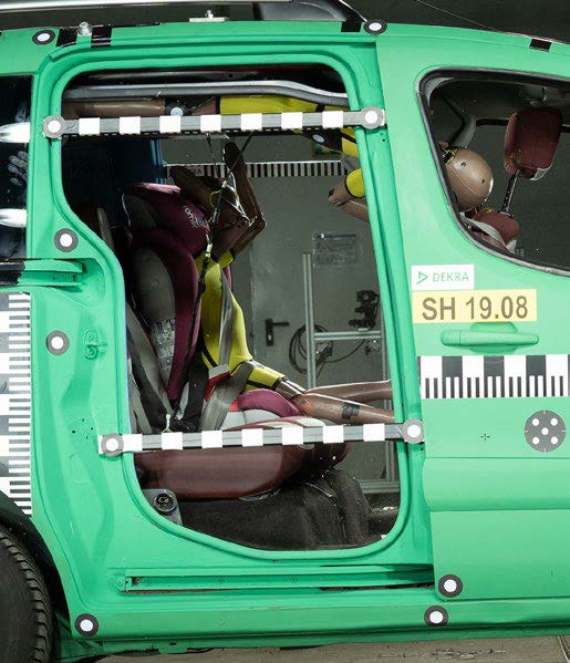 Crashtest Seat belts