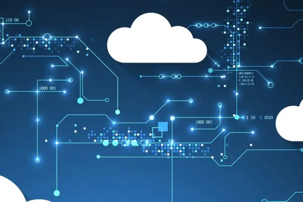 Cyfrowa kocepcja przechowywania w chmurze, symbolizująca certyfikację ISO 27017 i ISO 27018 Cyfrowa kocepcja przechowywania w chmurze, symbolizująca certyfikację ISO 27017 i ISO 27018