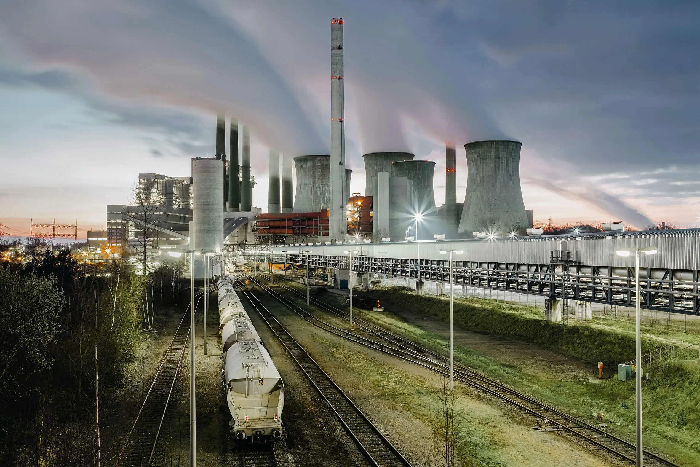 Nuclear Power Plant from outside