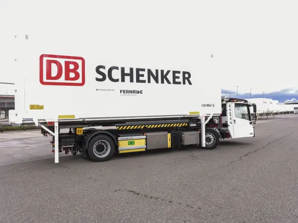 db schenker, fahrerloser lkw