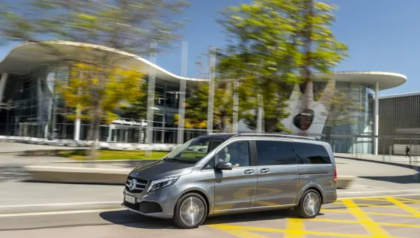 mercedes, v klasse, van, silber mercedes, v klasse, van, silber