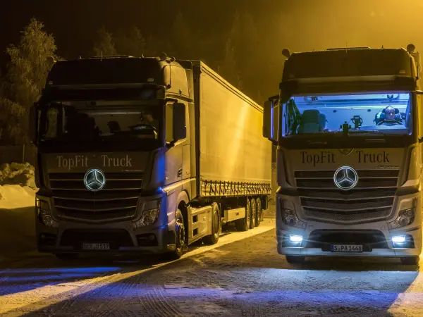Tageslicht, Lkw, Polarkreis Tageslicht, Lkw, Polarkreis