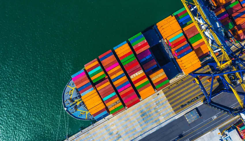 Transport und Logistik Container