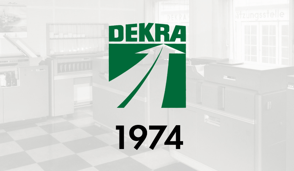 DEKRAs logo 1974