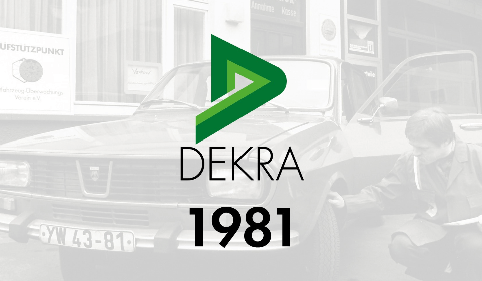 DEKRAs logo 1981