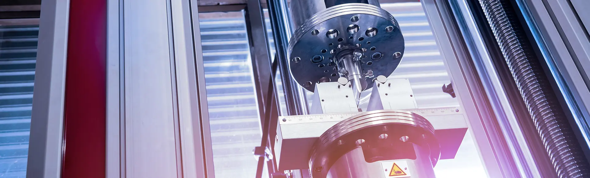 A machine that tests the durability of a material by subjecting it to tension.