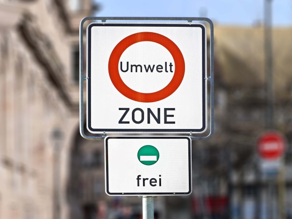 Emissions stickers for German green zones